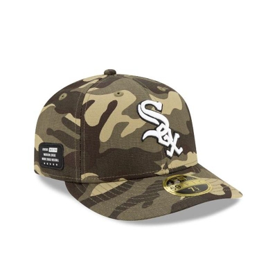 Chicago White Sox Gorra | New Era MLB Armed Forces Weekend Low Profile 59fifty Fitted Cap Mexico - Verdes